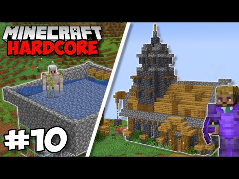 Making An IRON Farm & Furnace House! - Minecraft 1.18 Hardcore (#10)