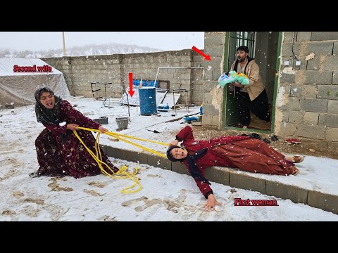 The second lady's brutal attack on the first lady and the husband's harsh response.