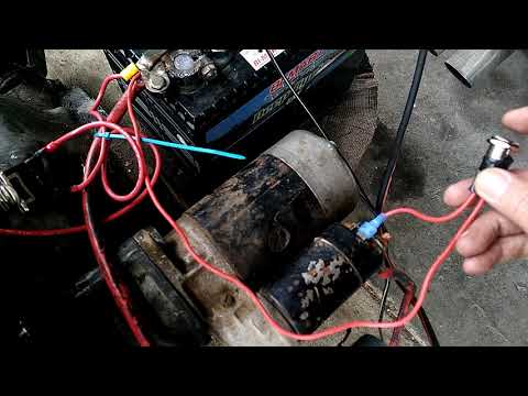 How to start a (air cooled) VW engine out of the car