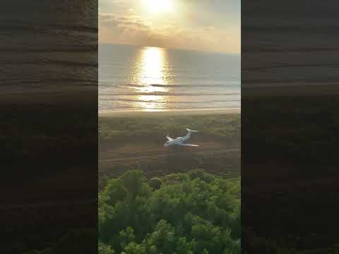 Gulfstream III drug runner recovery flight after seized by government