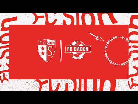 FC Sion 4-1 FC Baden