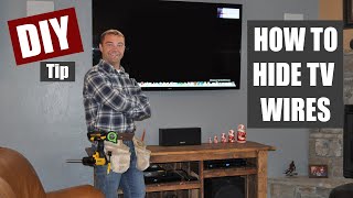 How to Hide TV Wires | Code Compliant TV Wiring