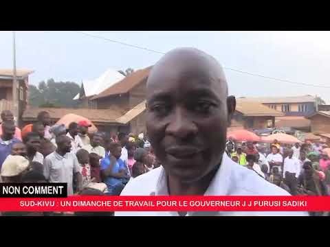 Un dimanche de travail pour le Gouverneur Jean Jacques Purusi Sadiki
