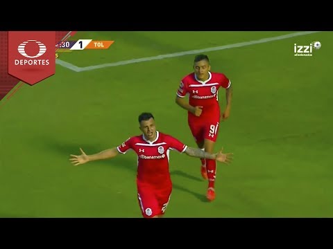 Enrique Triverio's goal | Tigres 1-1 Toluca | 2018 Apertura - Group 4 | Televisa Deportes