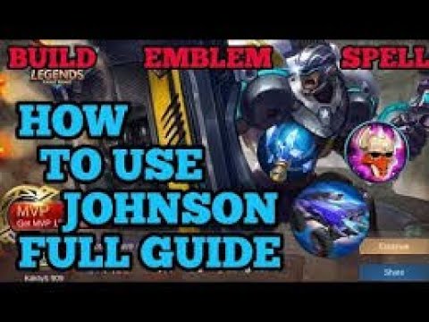 Full beginner Johnson guide with emebelms and item guide
