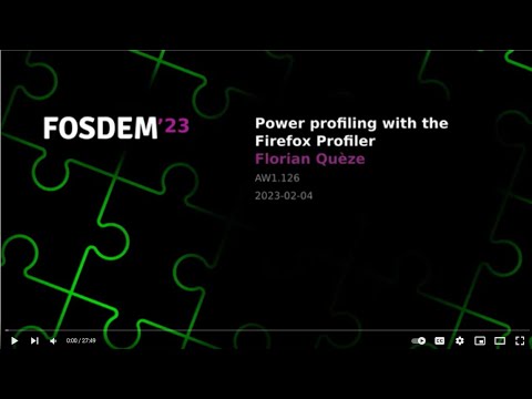 Power profiling with the Firefox Profiler