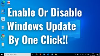 How to Enable/Disable Windows Update in Windows 11/10/8/7