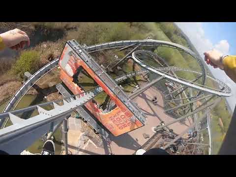 The Swarm (Thorpe Park) - Front Seat On Ride POV (HD)