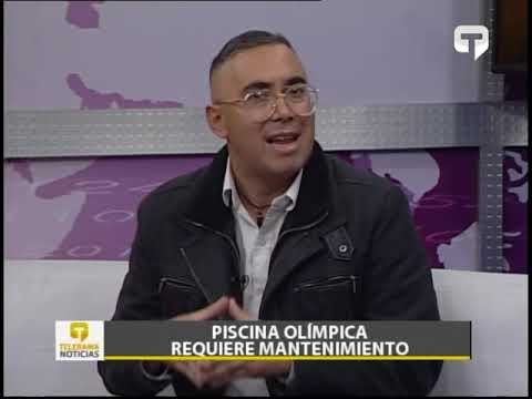 Piscina olímpica requiere mantenimiento