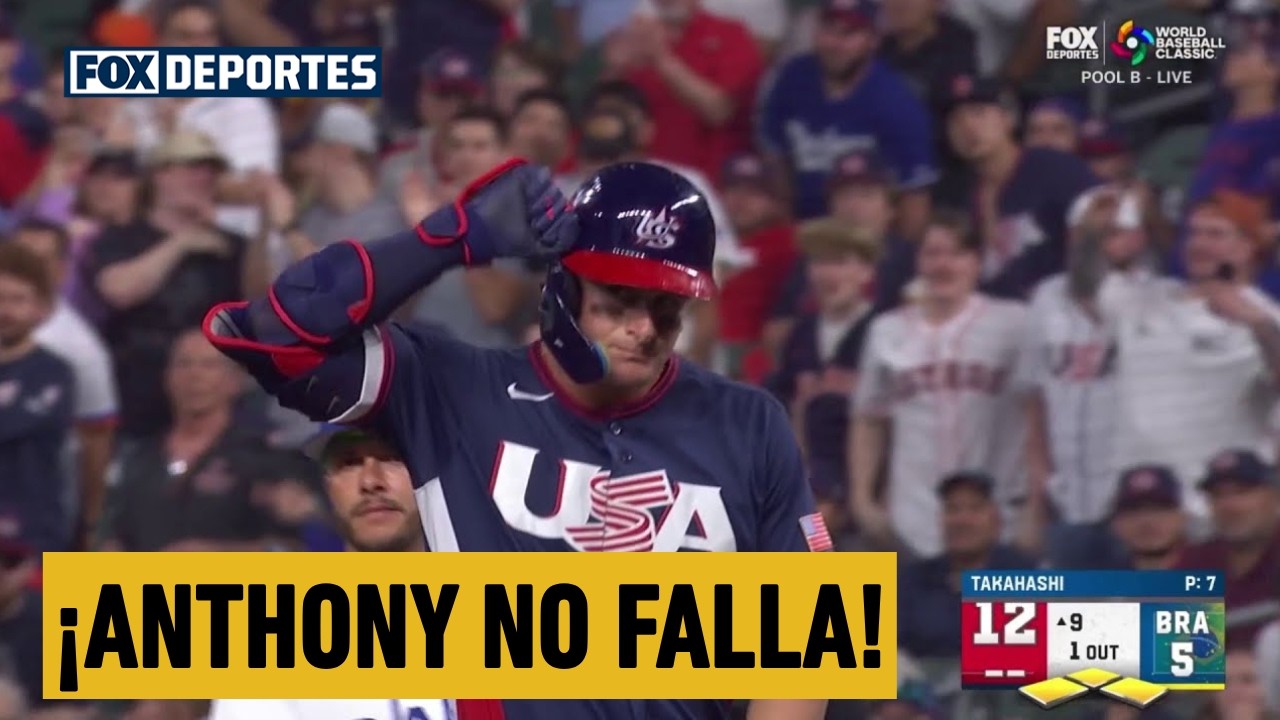 🥳⚾️ CARRERA DE Kyle Schwarber | Estados Unidos 12-5 Brasil | World Baseball Classic 2026