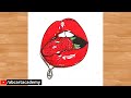 The Best 27 Strawberry Lips Biting Fruit Drawing