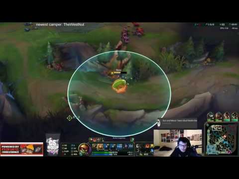 League Of Legends S7 — Dyrus as Rammus vs Pantheon Top Preseason Ranked Gameplay