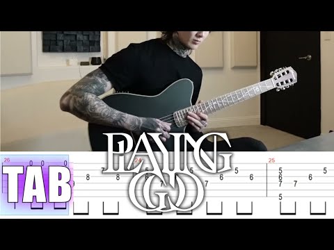 How to Play PLAYING GOD (POLYPHIA) Acoustic Fingerstyle Guitar Cover | Tutorial TAB