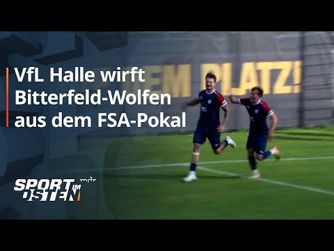 VfL Halle wirft Bitterfeld-Wolfen aus dem FSA-Pokal | MDR