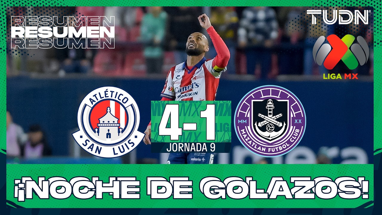 Atlético San Luis vs Mazatlán Highlights
