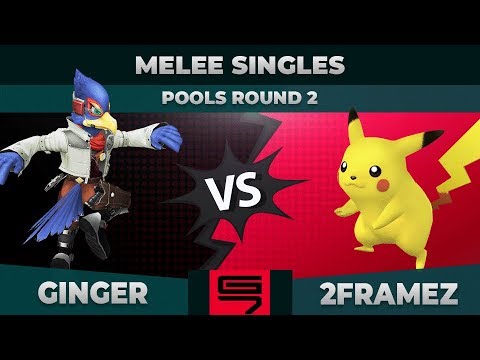 Ginger vs 2Framez - Melee Singles: Pools R2 Winners Quarterfinal - Genesis 7 | Falco vs Pikachu