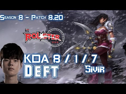 KT Deft SIVIR vs KAI'SA ADC - Patch 8.20 KR Ranked