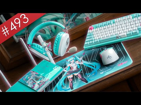 【阿哲】你有看過這麼香的電競聯名嗎？ - ASUS TUF Gaming x Hatsune Miku 歌姬套組開箱！ [#493]