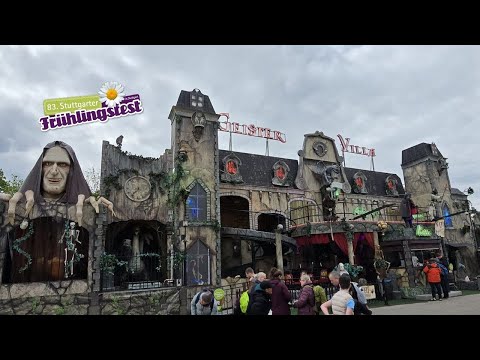 Geister Villa Geisterbahn Onride Stuttgarter Frühlingsfest Bad Cannstatt 2024