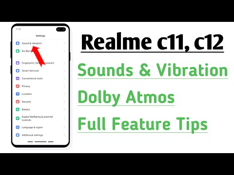 Realme C11, C12 Sounds And Vibration Dolby Atoms Full Features Tips