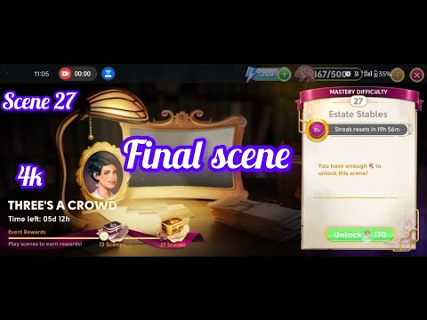 JUNE'S JOURNEY SECRET 14 SCENE 27 " ESTATE STABLES " FINAL SCENE WORD MODE 4K