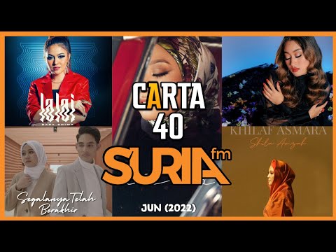 40 Lagu TERPILIH Carta Suria | Carta Lagu Melayu Terkini | Carta Suria FM (Jun 2022)