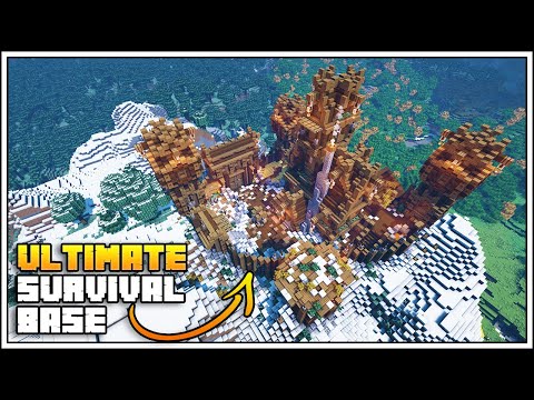 TheMythicalSausage - How to Build a Minecraft Ultimate Survival Base!!! [World Download]