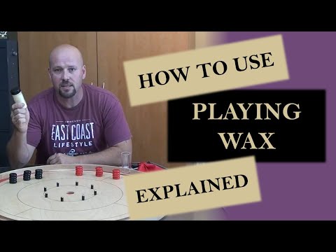 Crokinole Boards How to use wax   shuffle board wax