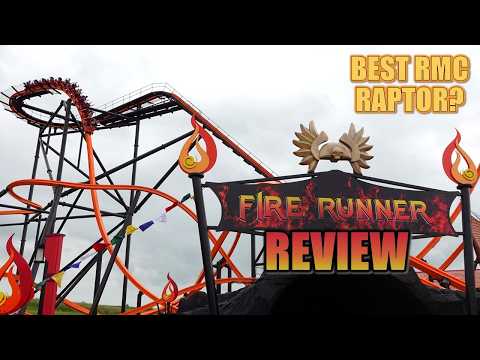 Fire Runner Review, Lost Island New-for-2025 Single Rail Coaster | Best RMC Raptor?