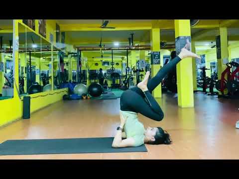YOGA - PADMA SARVANGASANA - LOTUS IN SHOULDER STAND - ADVANCE YOGA