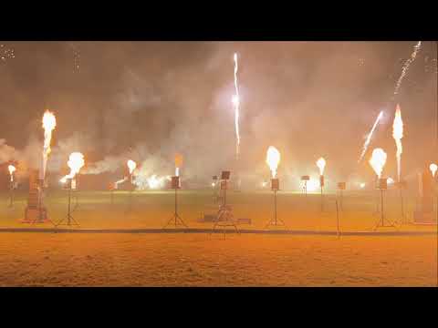 Dożynki Wierzchowo 2023,  Pokaz Pirotechniki Widowiskowej i Laserów