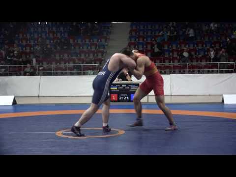 AWF CUP 2017 / 96 kg bronze medal match juniors greco-roman