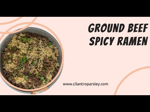 Ground Beef Ramen