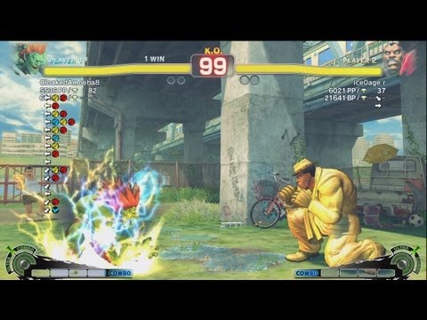 CloakedAmoeba8 (Blanka) vs -R- (Boxer) - AE 2012 Match *1080p*