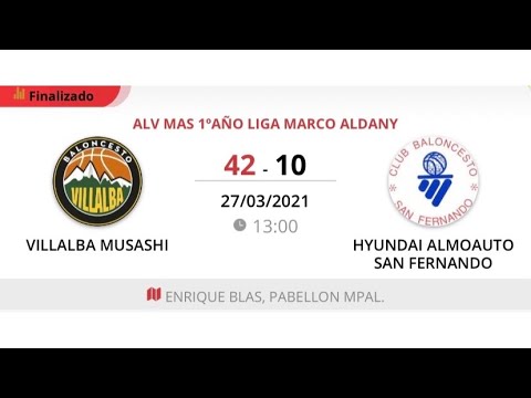 Alevín masc 2010 VILLALBA MUSASHI - SAN FERNANDO