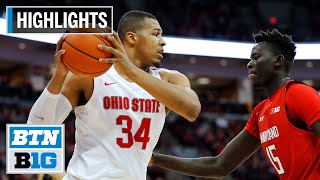 Highlights: Muhammad Scoress 22 to Lead Buckeyes in Win | Maryland at Ohio State | Feb. 23, 2020