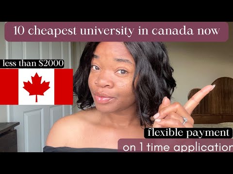 TOP 10 Cheapest Universities for Master Programs in Canada | Includes Scholarships + SOWP Eligible