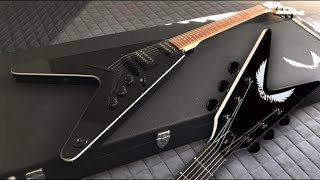 Video thumbnail for Dean VX (Flying V) Guitar in Classic Black by Marcos -Warheart- Aguirre