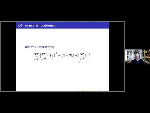 Matthew Young: Large sieve inequalities for families of automorphic forms