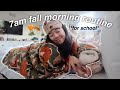 7am FALL morning routine | senior in high school