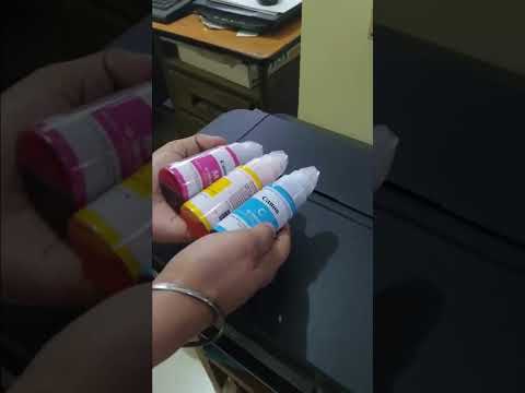 Toner Ink Refilling on Canon Inkjets Printers #shorts