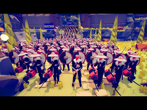 Can 150 Ming Army capture medieval castle? - Totally Accurate Battle Simulator TABS