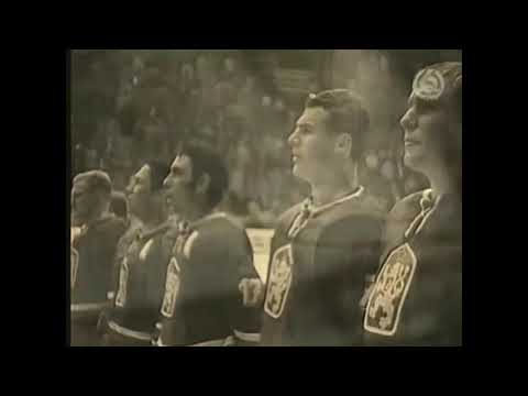 (1969)Czechoslavkia vs USSR Ice Hockey match - Czechoslavkia anthem