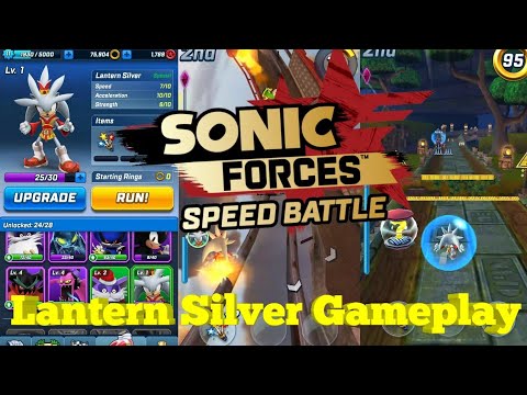 Sonic Forces: Speed Battle - Lantern Silver Gameplay!