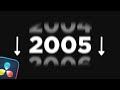 Scrolling Timeline Animation In Davinci Resolve Full Tutorial