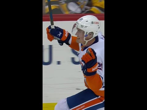 Brock Nelson SNIPES Game Winner in OT vs Penguins #shorts