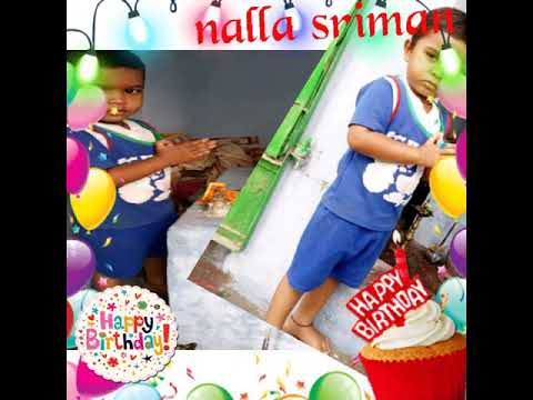 Happy Birthday Sriman My Son