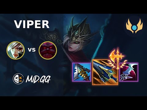 MID.GG: [ Viper ] Riven TOP vs Ornn | NA CHALLENGER | LOL Season 2024