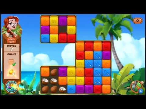 Lost Island Blast Adventure Level 475 - NO BOOSTERS 🏝️ | SKILLGAMING ✔️