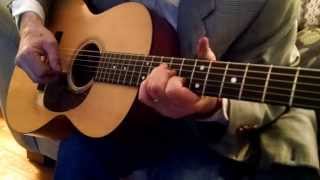 Andy Cohen gives a demo lesson on "Get Right Church" by Rev. Gary Davis - Normal speed